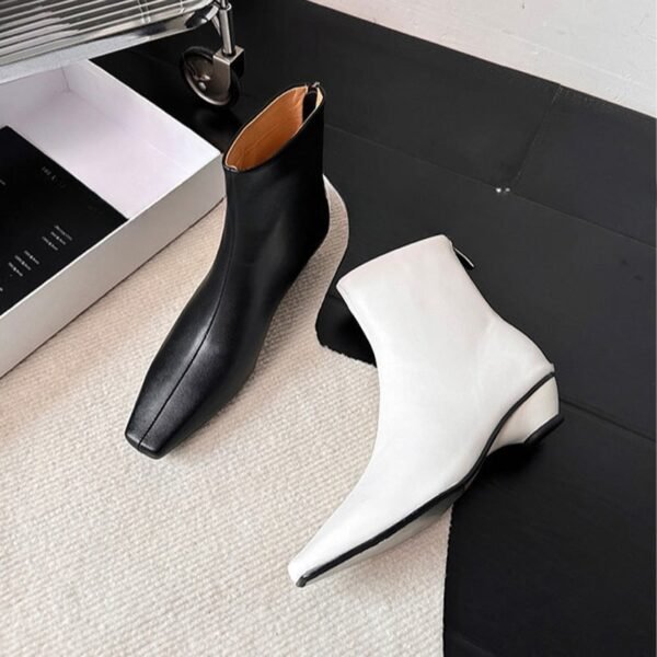 CHIKO Adhara Square Toe Wedge Ankle Boots