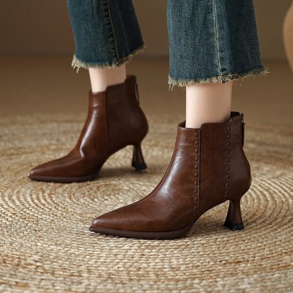 CHIKO Abra Pointy Toe Stiletto Ankle Boots - Image 2