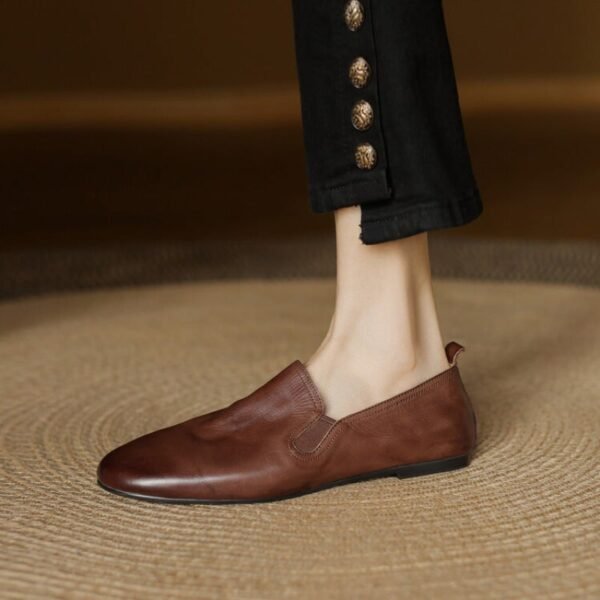 CHIKO Abelina Round Toe Block Heels Loafers Shoes