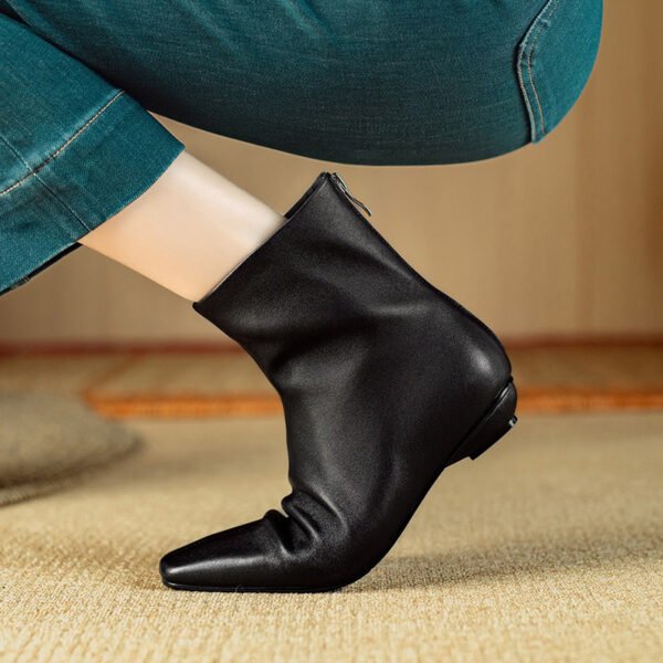 CHIKO Aerona Pointy Toe Block Heels Ankle Boots - Image 2