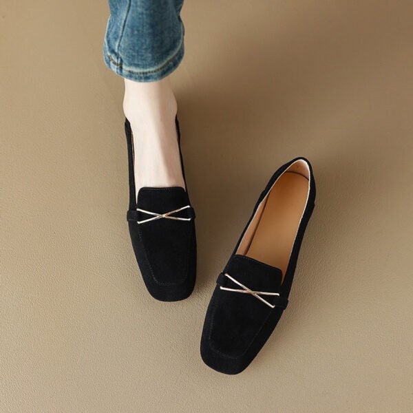 CHIKO Adkins Square Toe Block Heels Loafers Shoes - Image 2