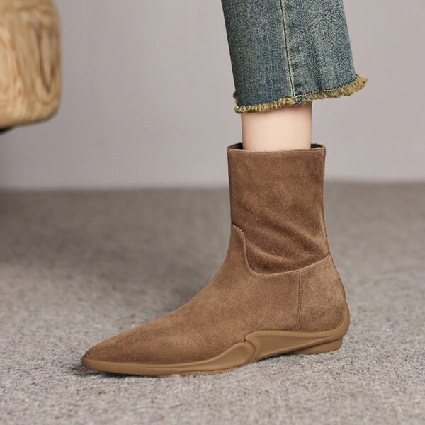 CHIKO Adrianne Pointy Toe Block Heels Ankle Boots - Image 2