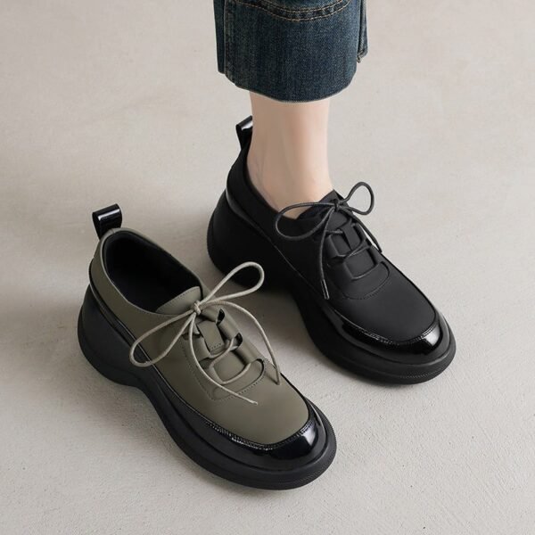 CHIKO Addie Round Toe Flatforms Oxfords Shoes - Image 2