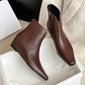 CHIKO Aiko Pointy Toe Wedge Ankle Boots