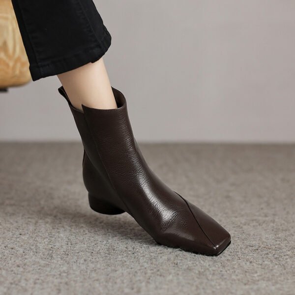 CHIKO Afton Square Toe Block Heels Ankle Boots - Image 2
