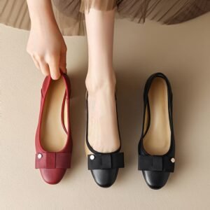 CHIKO Aim Round Toe Block Heels Pumps Shoes