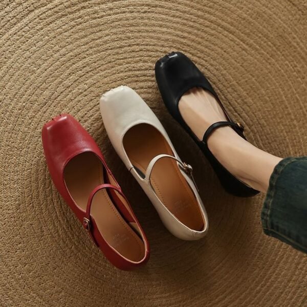 CHIKO Akosua Square Toe Block Heels Mary Jane Shoes - Image 2