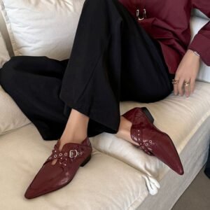 CHIKO Akari Square Toe, Pointy Toe Block Heels Pumps Shoes