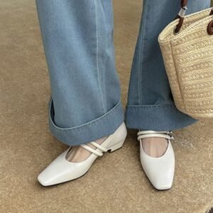 CHIKO Akande Square Toe Block Heels Mary Jane Shoes