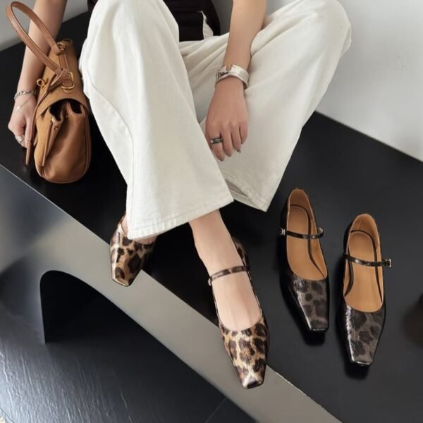 CHIKO Barbie Square Toe Block Heels Mary Jane Shoes - Image 2
