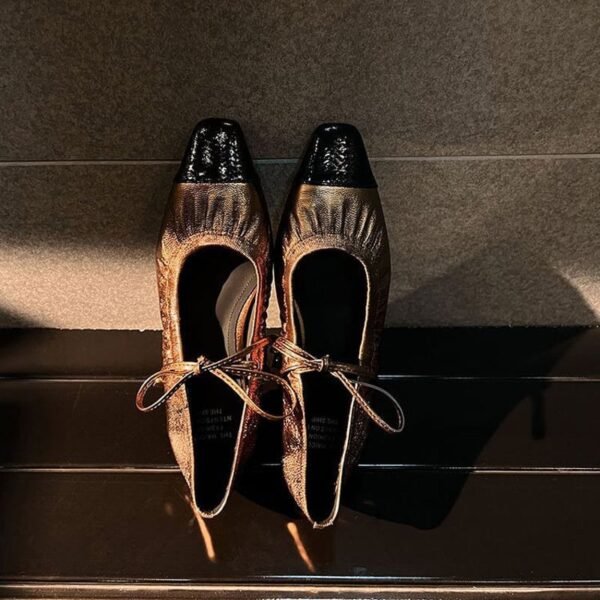 CHIKO Barb Square Toe Block Heels Mary Jane Shoes - Image 2