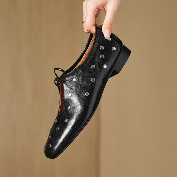 CHIKO Alana Square Toe Block Heels Pumps Shoes - Image 2
