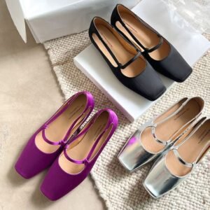 CHIKO Alaina Square Toe Block Heels Mary Jane Shoes