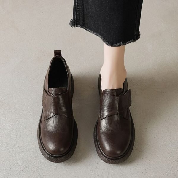 CHIKO Banner Round Toe Block Heels Oxfords Shoes