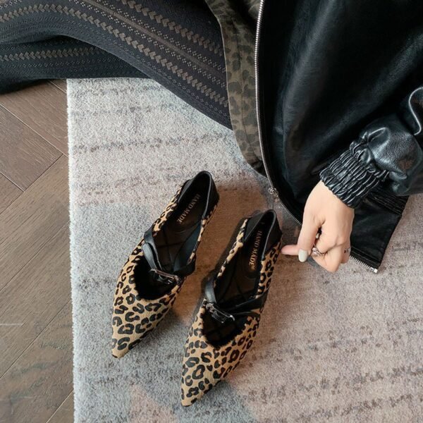 CHIKO Alamea Pointy Toe Block Heels Mary Jane Shoes - Image 2