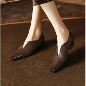 CHIKO Bama Pointy Toe Block Heels Pumps Shoes