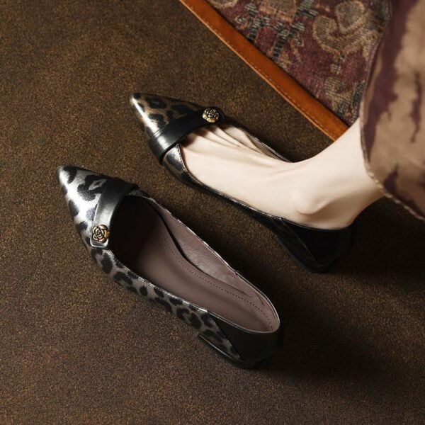 CHIKO Bambina Pointy Toe Block Heels Pumps Shoes - Image 2
