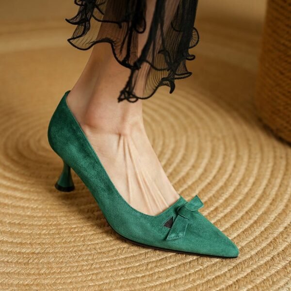 CHIKO Balwina Pointy Toe Kitten Heels Pumps Shoes