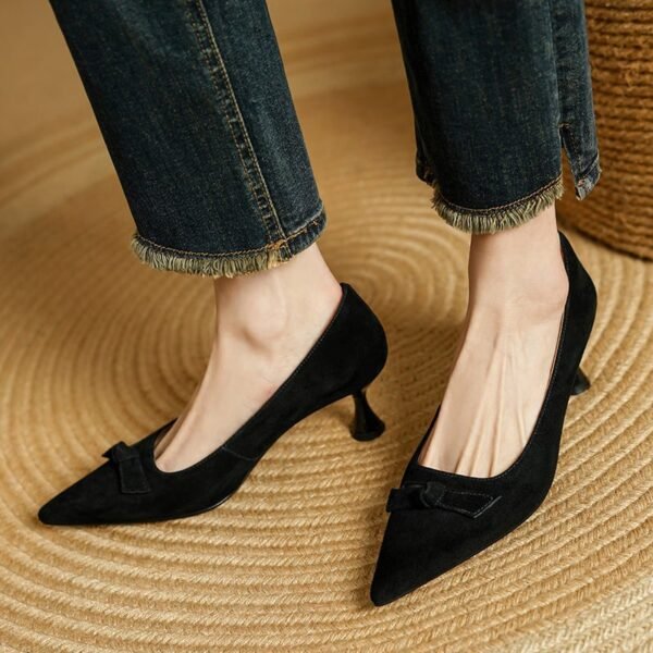 CHIKO Balwina Pointy Toe Kitten Heels Pumps Shoes - Image 2