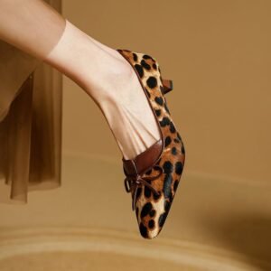 CHIKO Bandana Pointy Toe Kitten Heels Pumps Shoes