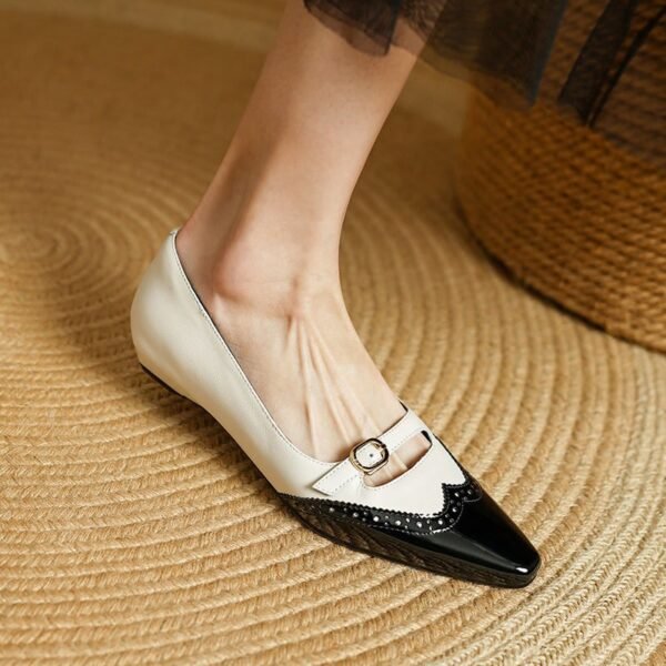 CHIKO Bambi Pointy Toe Wedge Mary Jane Shoes - Image 2