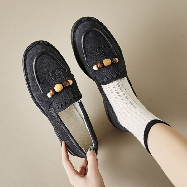 CHIKO Bai Round Toe Block Heels Loafers Shoes - Image 2