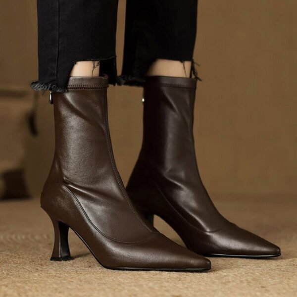 CHIKO Akeelah Pointy Toe Stiletto Ankle Boots - Image 2