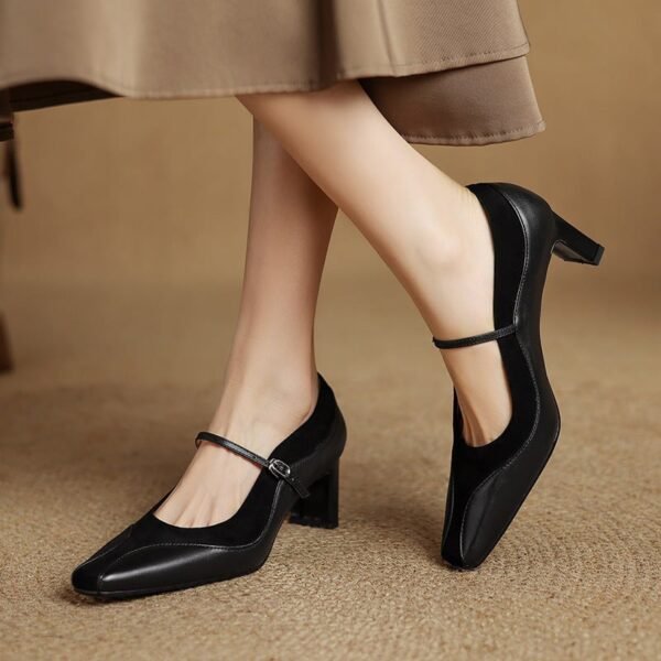 CHIKO Baka Square Toe Stiletto Mary Jane Shoes - Image 2