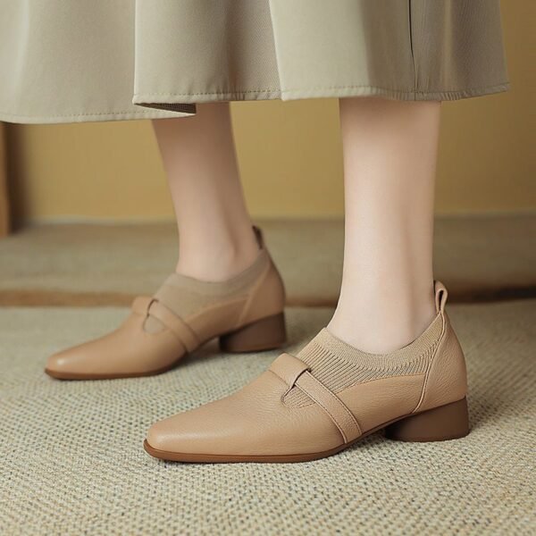 CHIKO Alaqua Pointy Toe Block Heels Pumps Shoes - Image 2