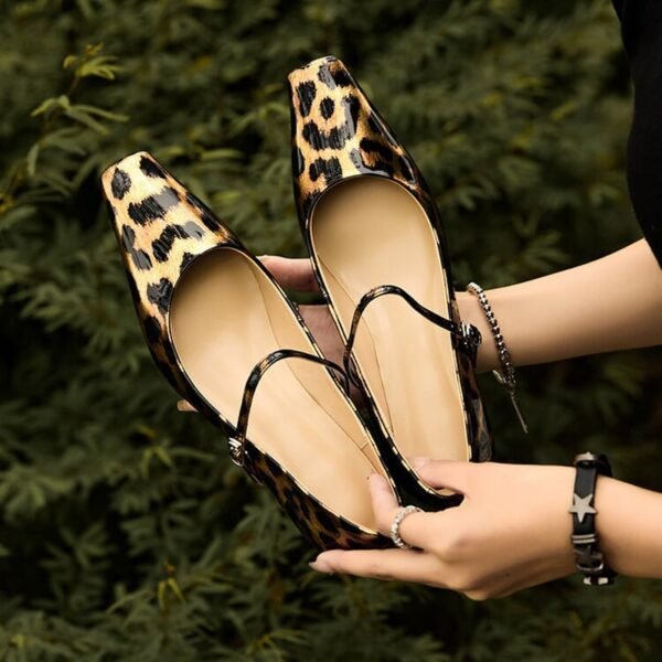 CHIKO Bach Yen Square Toe Block Heels Mary Jane Shoes