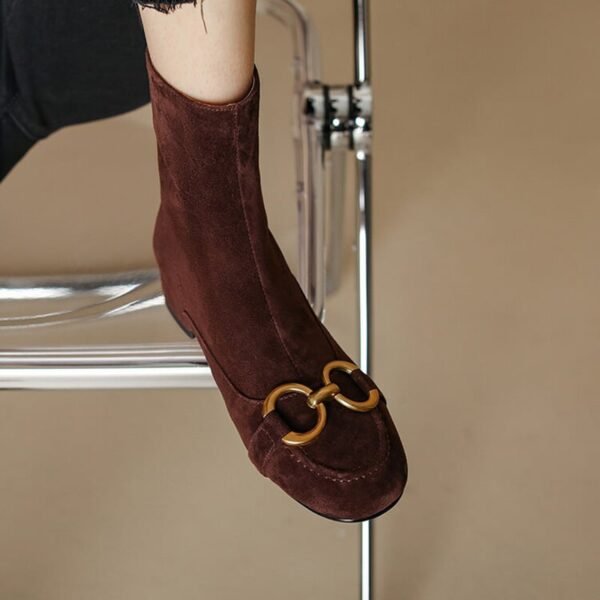 CHIKO Bachué Square Toe Block Heels Ankle Boots - Image 2