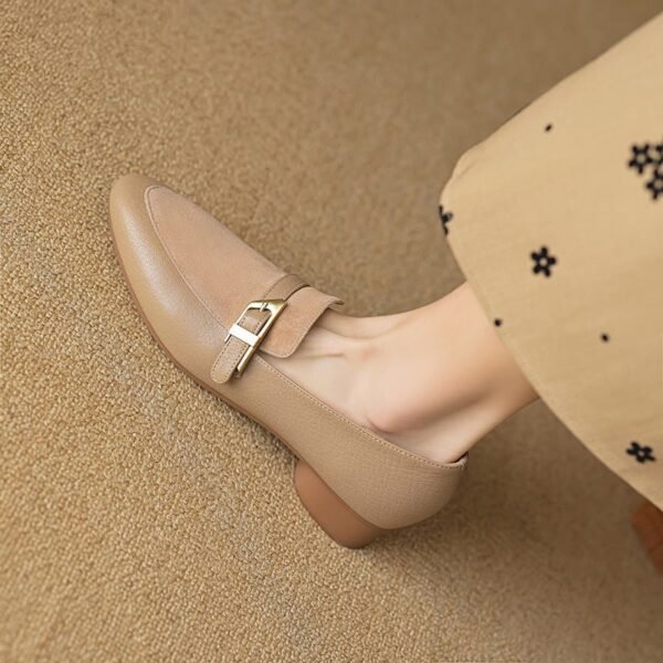 CHIKO Aire Round Toe Block Heels Loafers Shoes - Image 2
