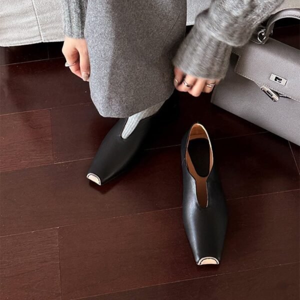 CHIKO Bartlett Square Toe Block Heels Pumps Shoes