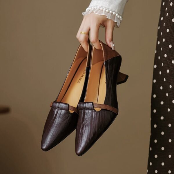 CHIKO Aira Pointy Toe Kitten Heels Pumps Shoes