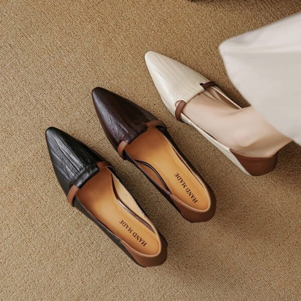 CHIKO Aira Pointy Toe Kitten Heels Pumps Shoes - Image 2