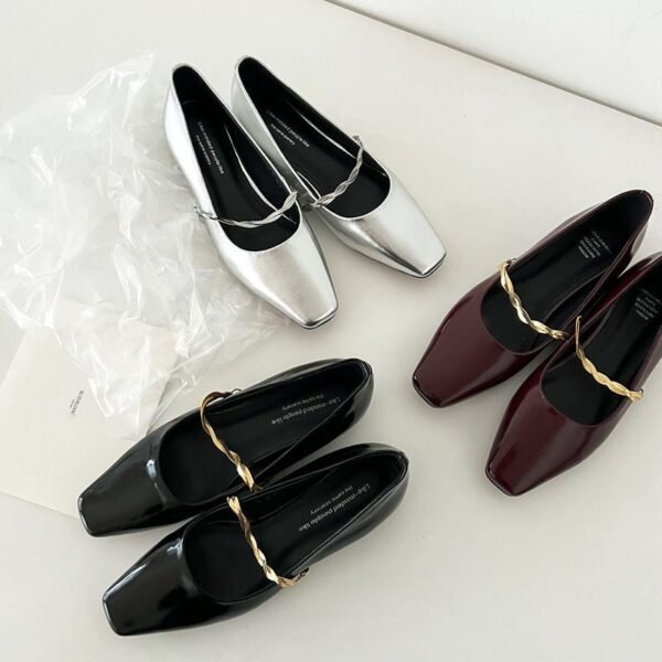 CHIKO Barrett Square Toe Wedge Mary Jane Shoes