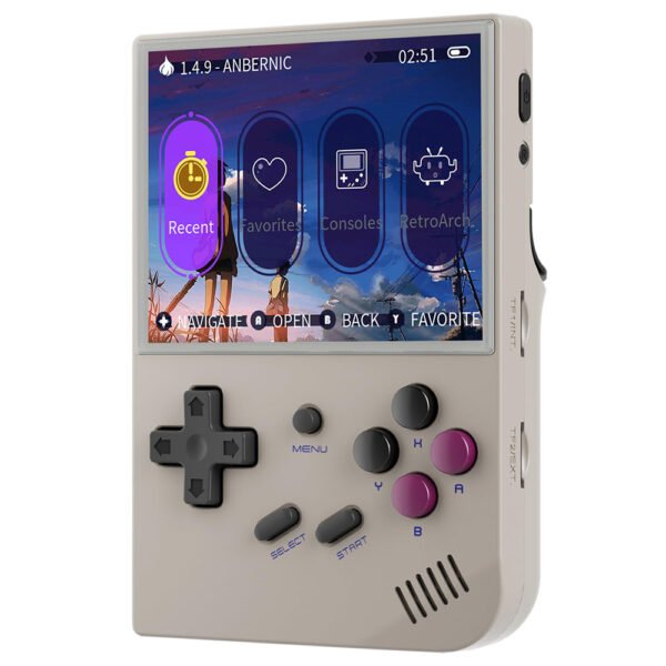2024 Version ANBERNIC RG35XX Game Console 32GB/128GB Grey