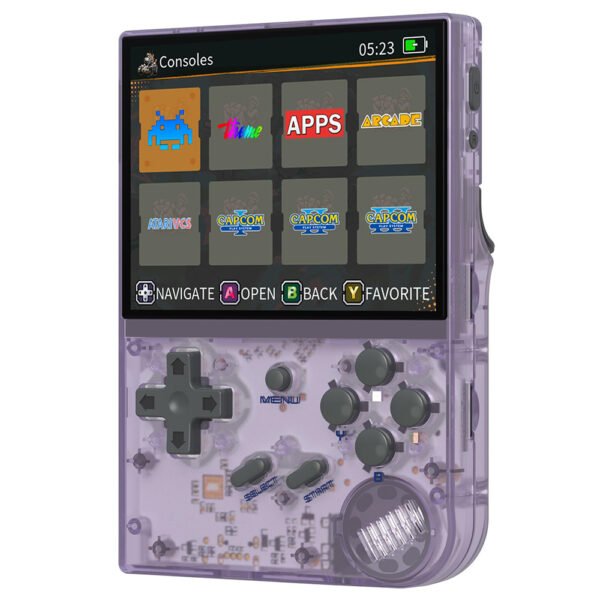 2024 Version ANBERNIC RG35XX Game Console 32GB/128GB Purple