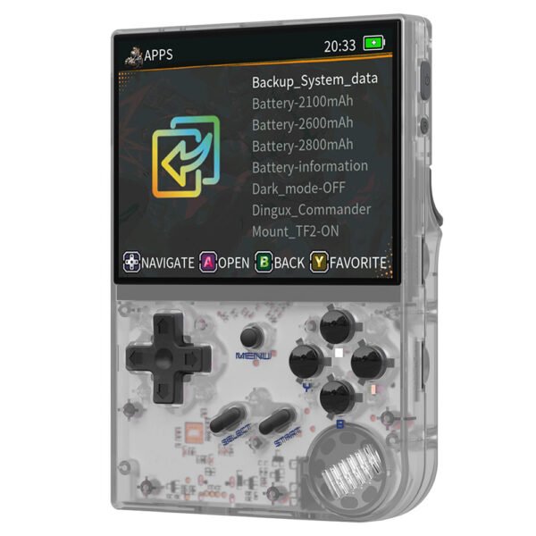 2024 Version ANBERNIC RG35XX Game Console 64GB White