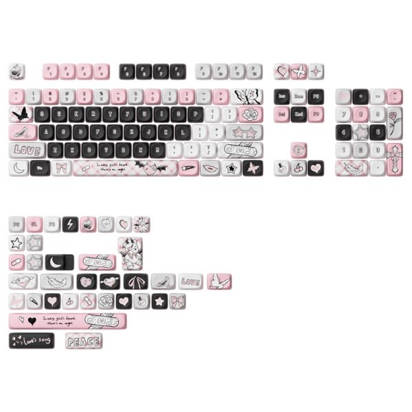 Akko Dark Angel Keycap Set (140-key)