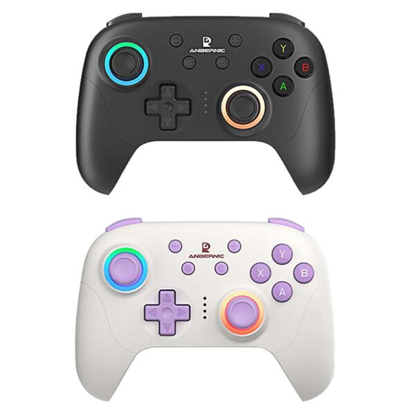 2pcs ANBERNIC RG P01 Game Controller Black Beige