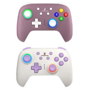 2pcs ANBERNIC RG P01 Game Controller Purple Beige