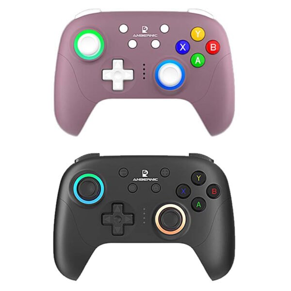 2pcs ANBERNIC RG P01 Game Controller Purple Black