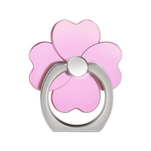 4-Leaf Clover Mobile Phone Ring Holder - Pink