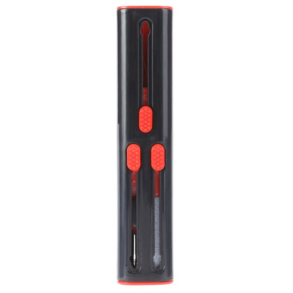 4 in 1 Bluetooth Earphone Cleaning Pen Kit, Telescopic Pen Computer Keyboard Cleaning Brush Dust Remover - Black