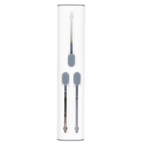 4 in 1 Bluetooth Earphone Cleaning Pen Kit, Telescopic Pen Computer Keyboard Cleaning Brush Dust Remover - White