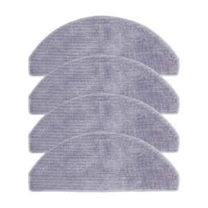 4Pcs Mops for ROIDMI EVE CC Robot Vacuum Cleaner