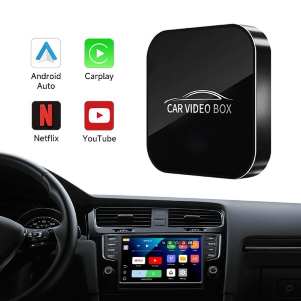 AB038 Wireless CarPlay Android Auto Box