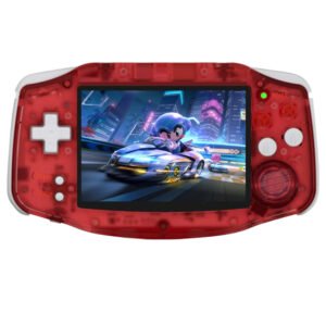 ANBERNIC RG34XX Game Console 32GB+64GB Transparent Red