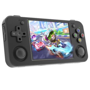 ANBERNIC RG35XX H Game Console 32GB + 64GB TF Card with 5000+ Games - Black